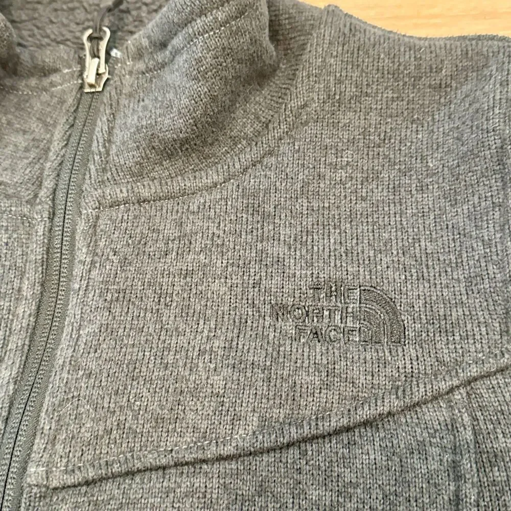 The NorthFace Fleece Zip Down Jacket - Women's Medium - Picture 6 of 7